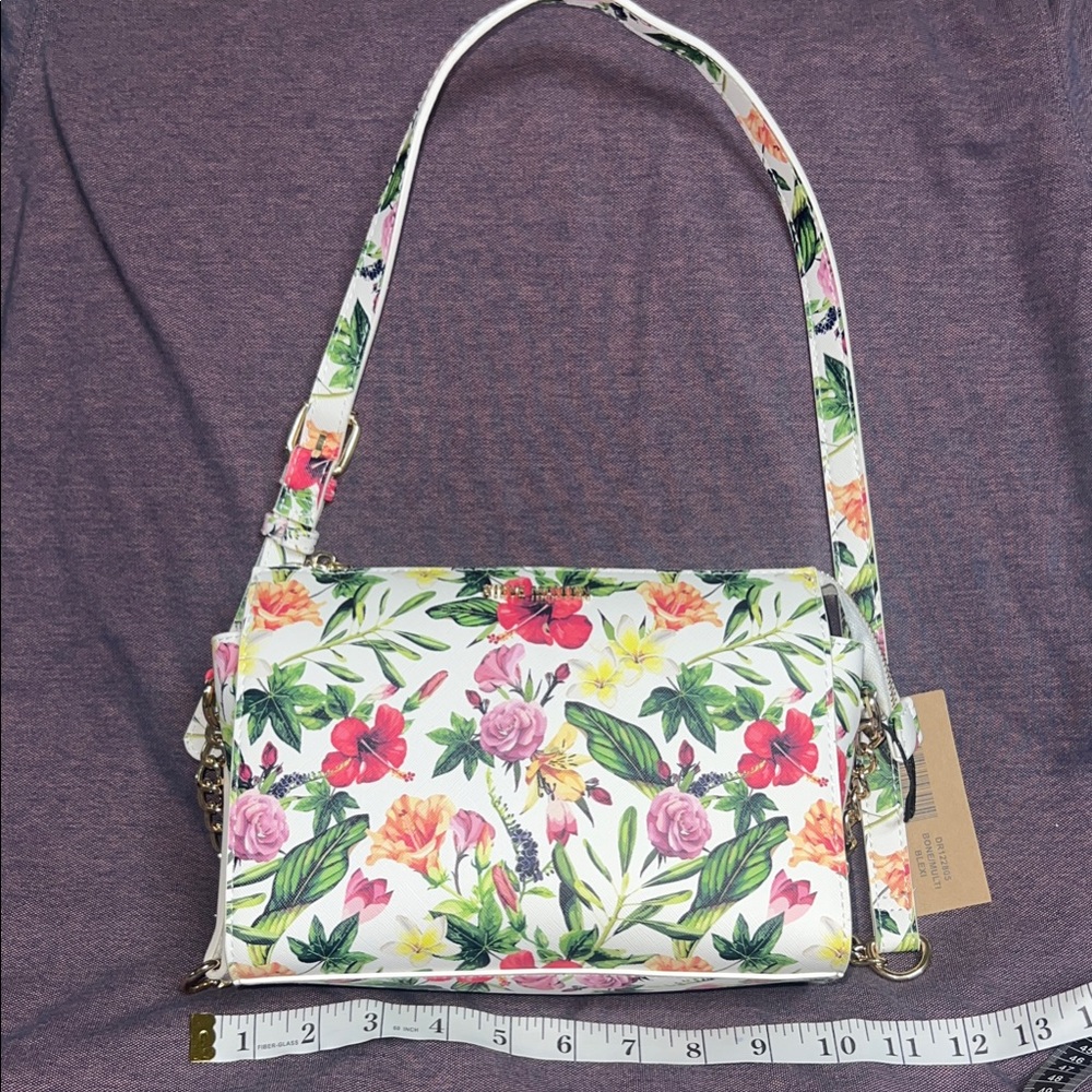 Steve Madden Floral Print Shoulder Bag